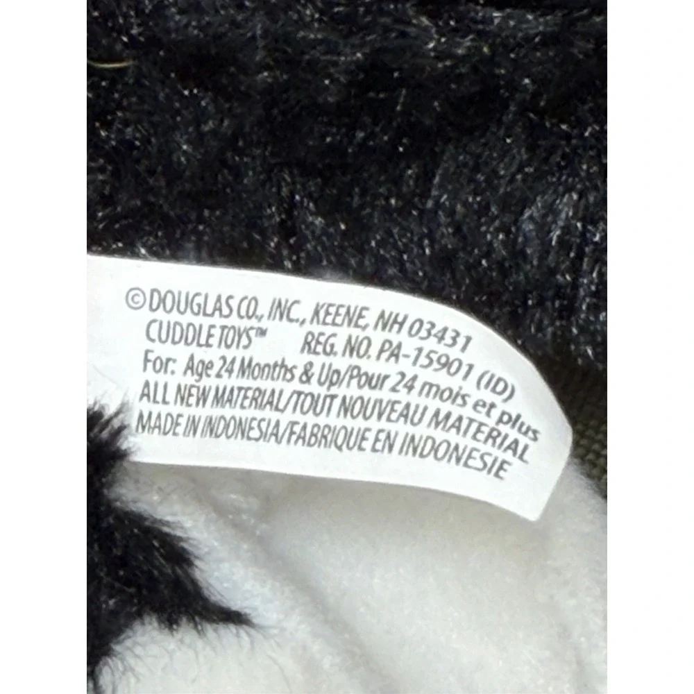 Douglas Border Collie black white stuffed animal plush toy‎ 8